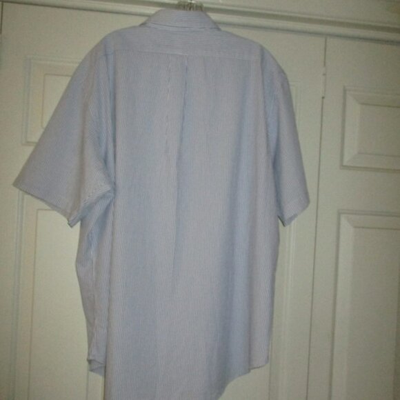 RALPH LAUREN S/S B/F Seersuckle Shirt Sz XXL - Picture 7 of 7